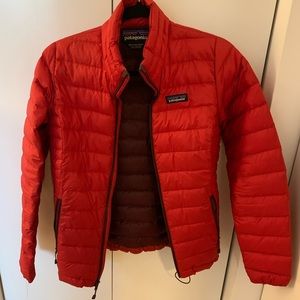 Red Patagonia Women’s Down Jacket